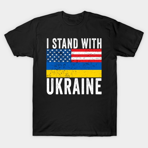 I Stand With Ukraine T-Shirt by UniqueBoutiqueTheArt